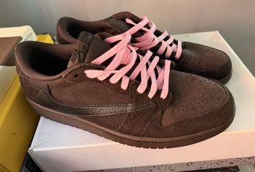 Air Jordan 1 Low X Travis Scott Velvet Brown: Sz 11.5 DM7866-202
