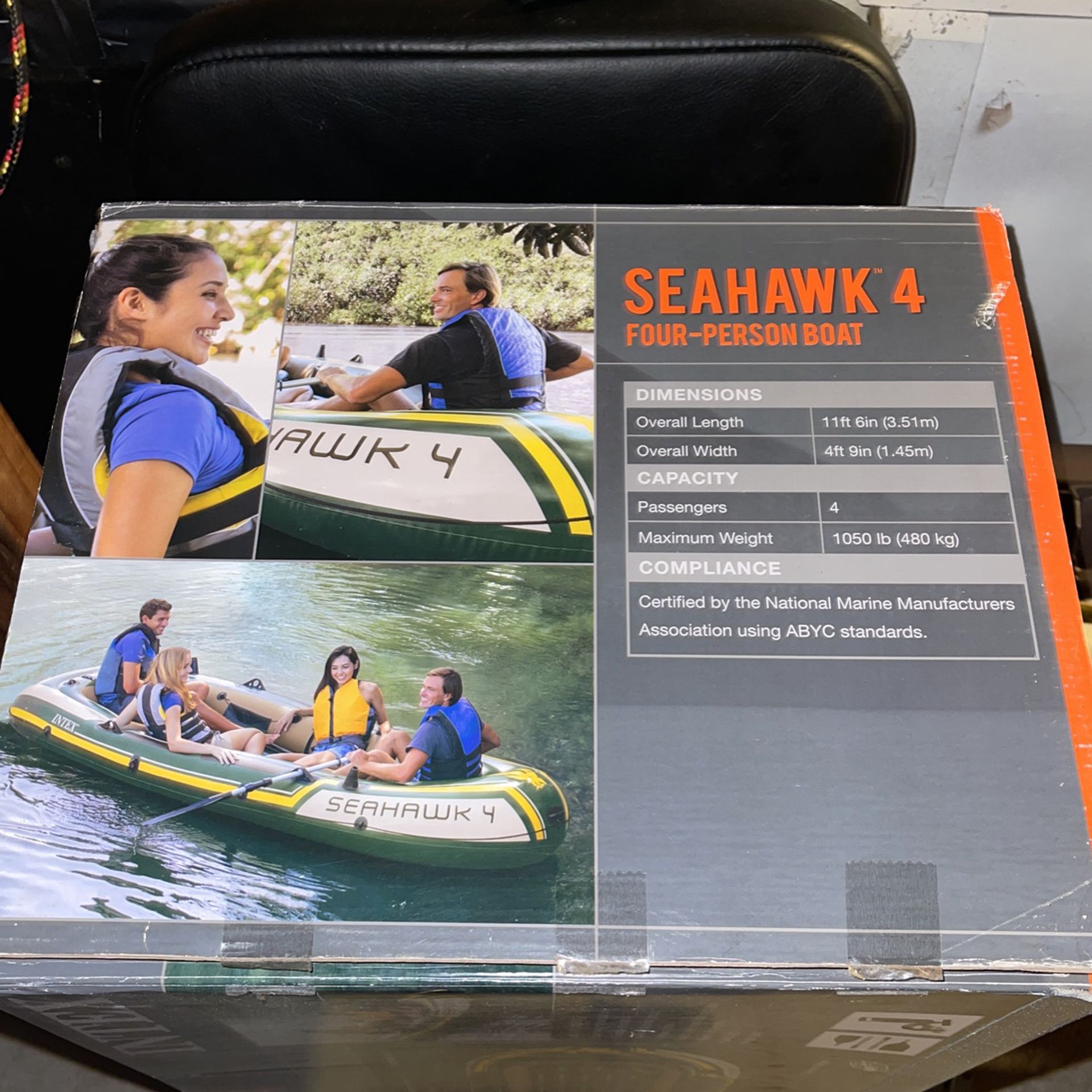 Intex Seahawk Inflatable Fishing Raft 