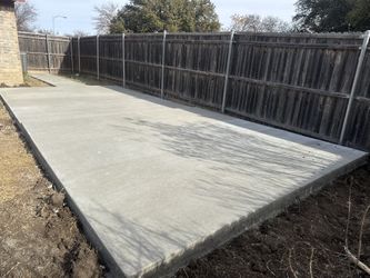 concrete base