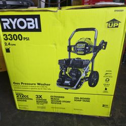 RYOBI 3300 PSI 2.4 GPM Cold Water Gas Pressure Washer with 212cc Engine