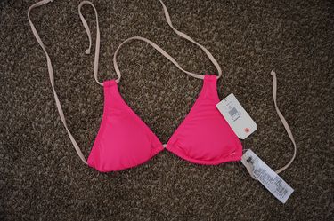NWT Billabong Bikini Top Hot Pink Size small
