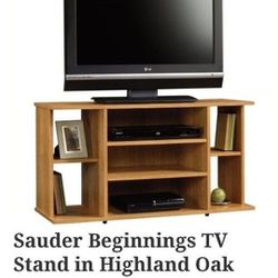 TV STAND SAUDER  BEGINNINGS NEW UP To 42" TVs