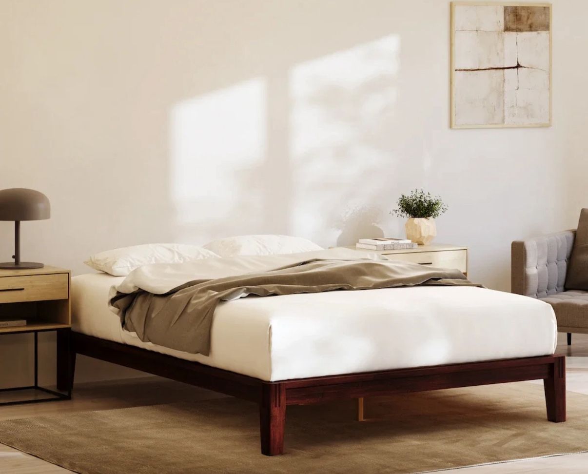 KING MATTRESS + BED FRAME 