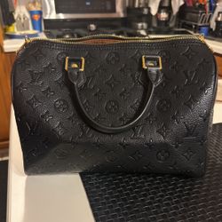 Louis Vuitton Black Satchel Bag -New , No Dust Bag 