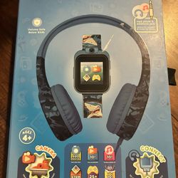 Itech, Junior, Kids, Smart Watch AndHeadphones