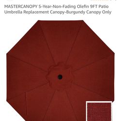 Patio umbrella replacement only