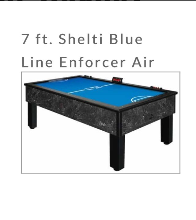 Sheltie Blue Line Enforcer Air Hockey Table