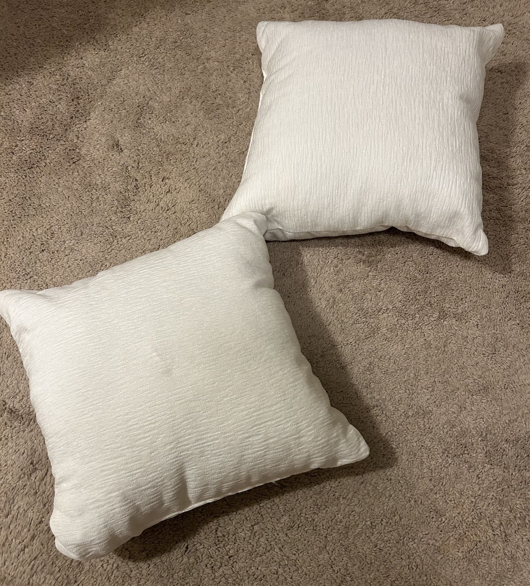 Two White Pillows