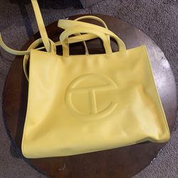 Telfar Yellow Large Tote Bag