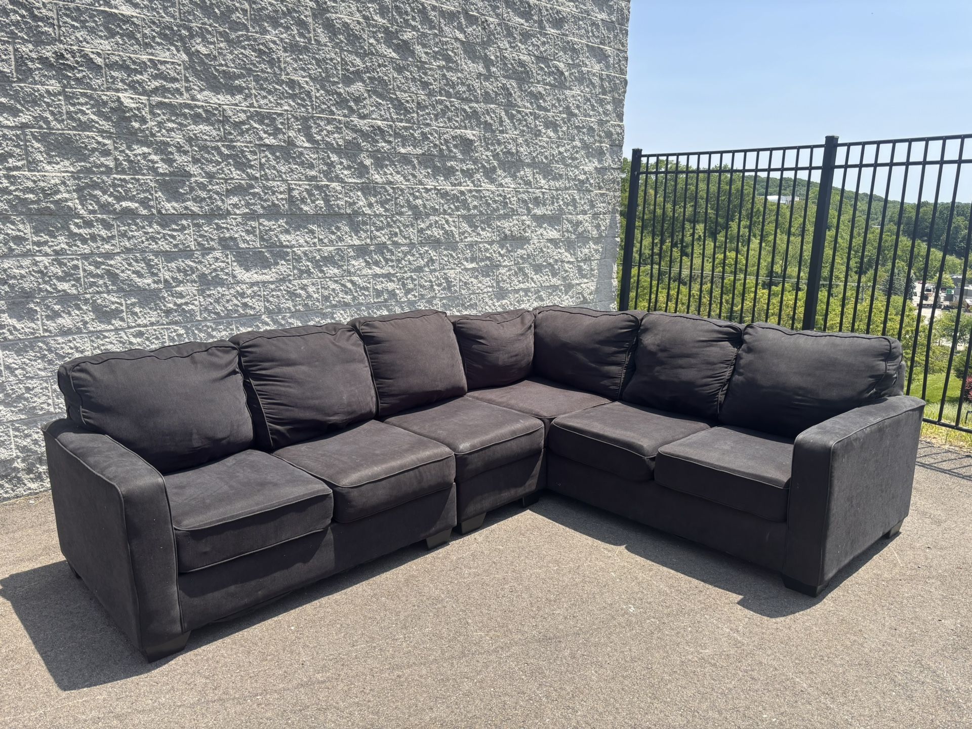 Black Sectional