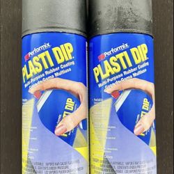  NEW! Plasti Dip 11oz Matte Black Aerosol x 2