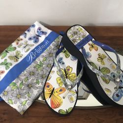 NWT Brighton Butterfly Flip Flops 🦋  