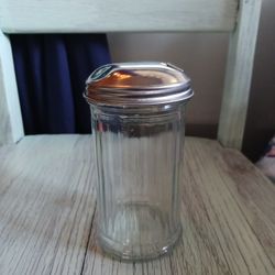 Vintage Glass Sugar Dispenser 
