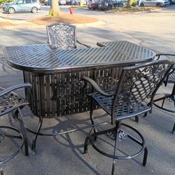 Cast Aluminum High Bar Patio 