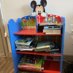 Mickey Mouse Toy And Books Bin