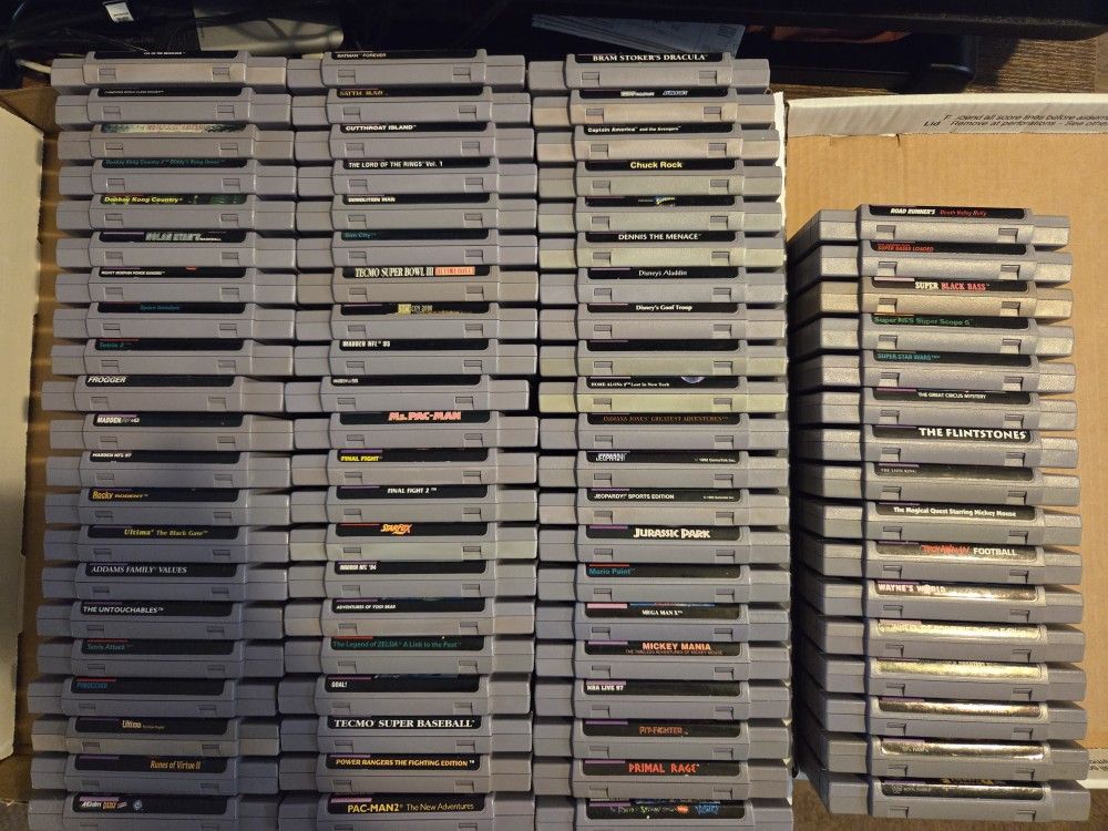 Super Nintendo Games For Sale (SNES)