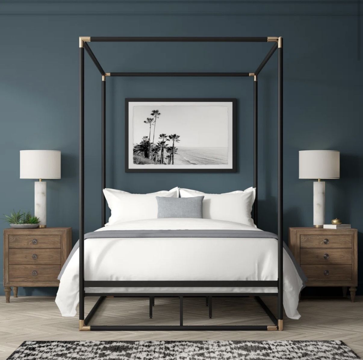 Queen Canopy Bed Frame