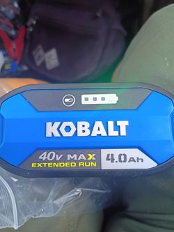 2)Kolbolt 40 volt 4amp batteries