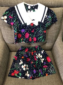 Peaches ‘n Cream Girls Two Piece Outfit Size 6