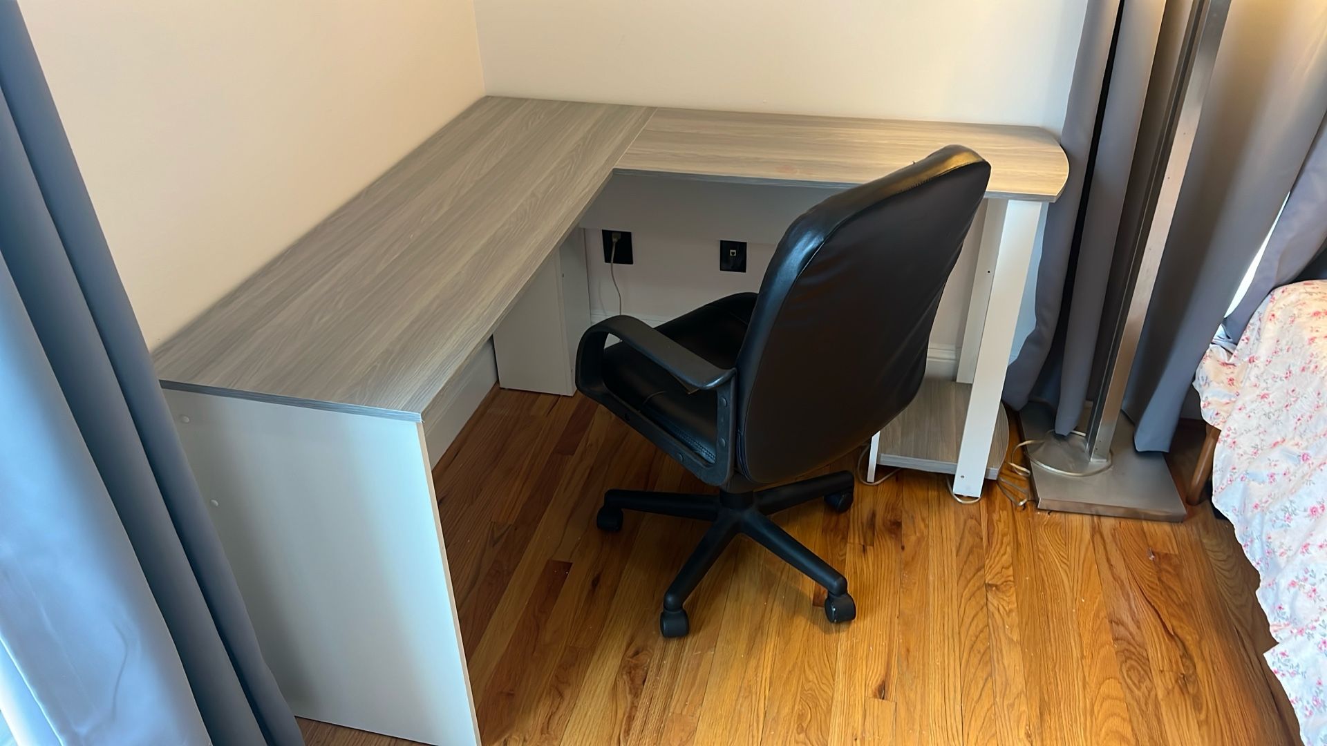54 Inch X 52 Inch Corner Desk + Chair