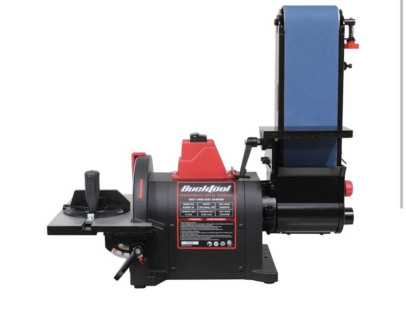8” bench top disc sander 4x36” belt sander for metal