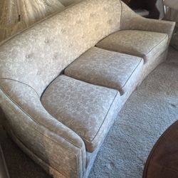 Curved Cream Couch
