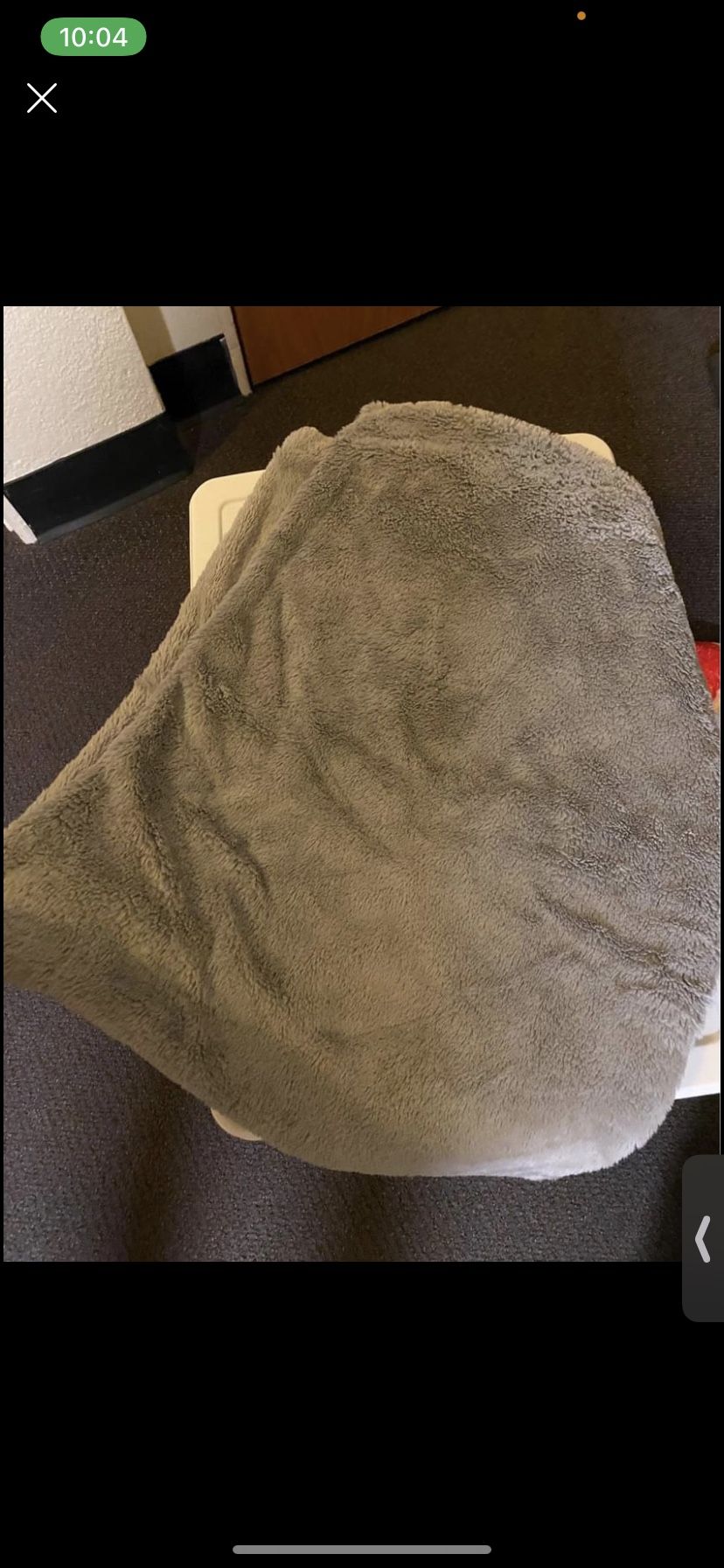 Body pillow cover - grey