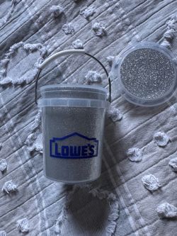 Lowe's Mini Glitter Bucket with Lid