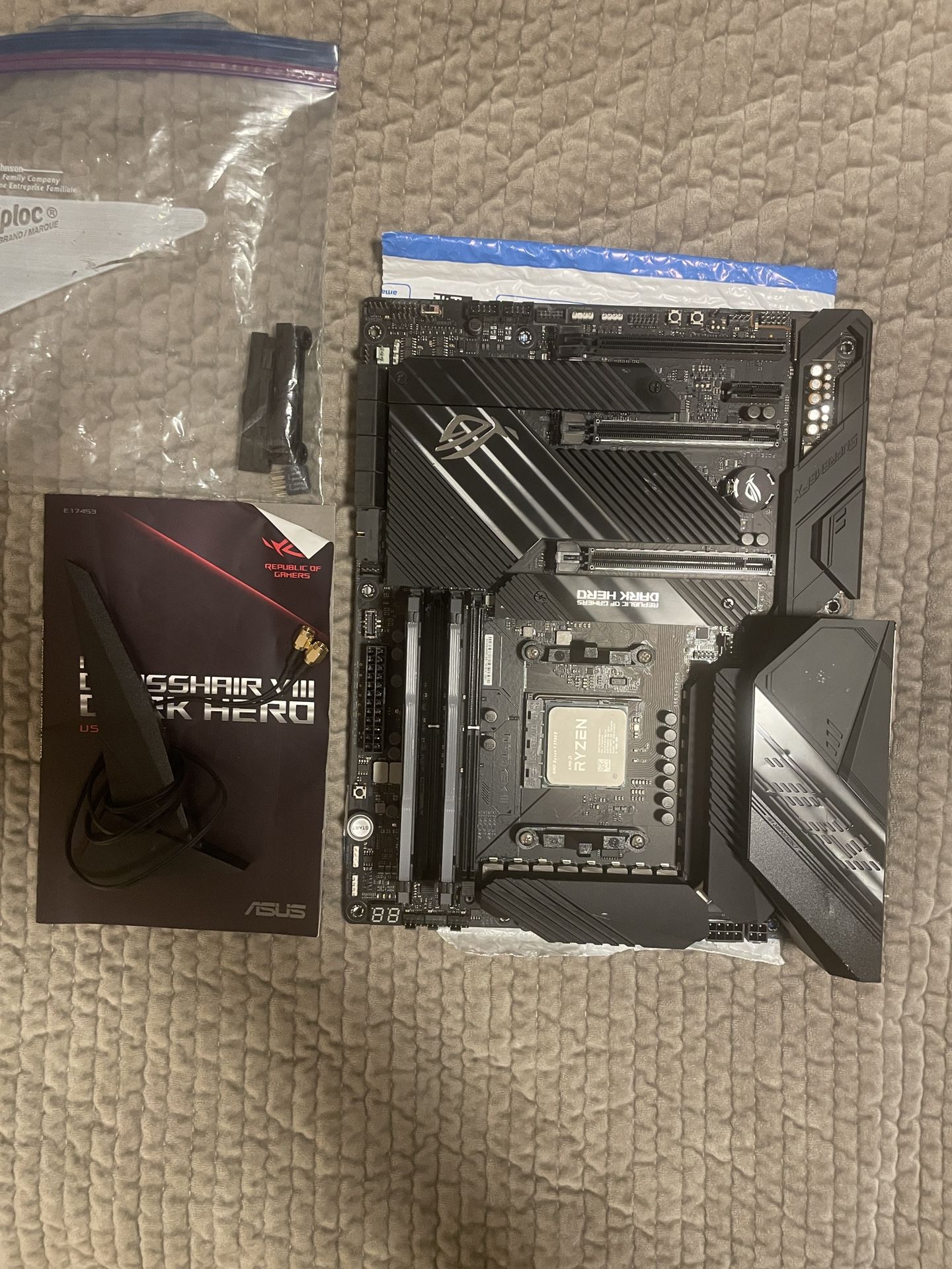 High-end PC Motherboard, CPU, and Ram