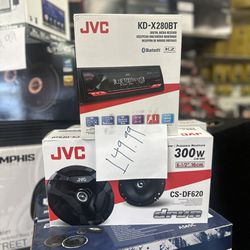 JVC Car Stereo Bluetooth With 4 JVC Speakers