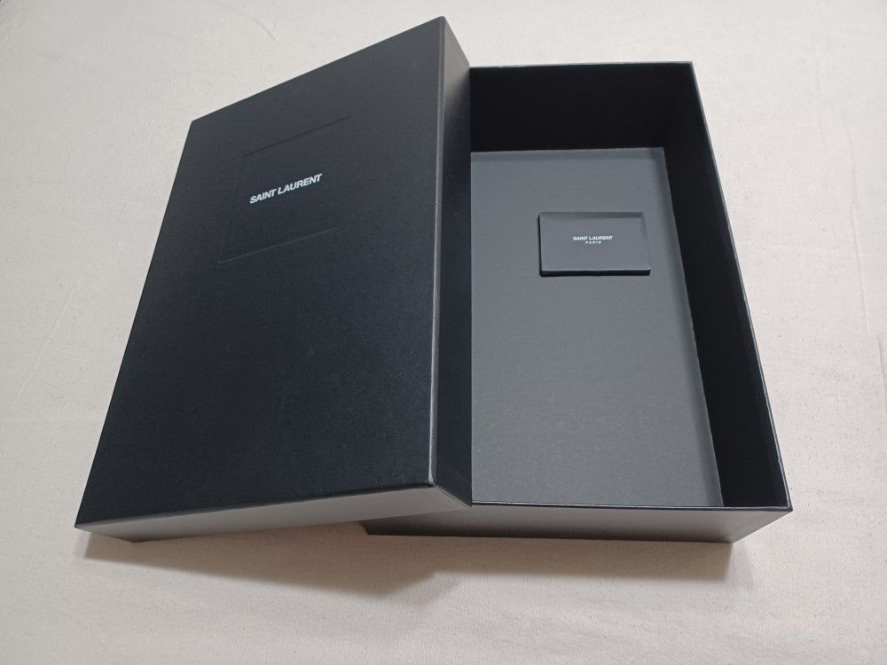 Saint Laurent Shoe Box 15 x 10.5 x 4” W / dust bag & Paper Bag Set. for  Sale in Bellevue, WA - OfferUp