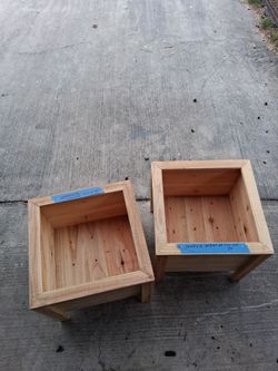 Planters Boxes 14x14 16 inches high $30 each or two for $50