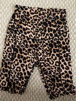 Animal Print Yoga Shorts