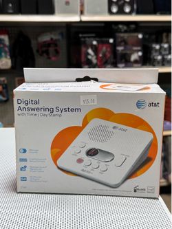 AT&T 1740 Digital Answering System with Time/Day Stamp |$15