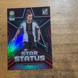 2023 DONRUSS WOMENS WORLD CUP UNA MAGULL 145/299 STAR STATUS CARD 