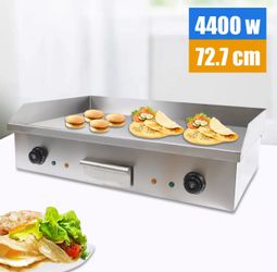 Commercial Electric Countertop Griddle Flat Top Grill BBQ Hot Plate