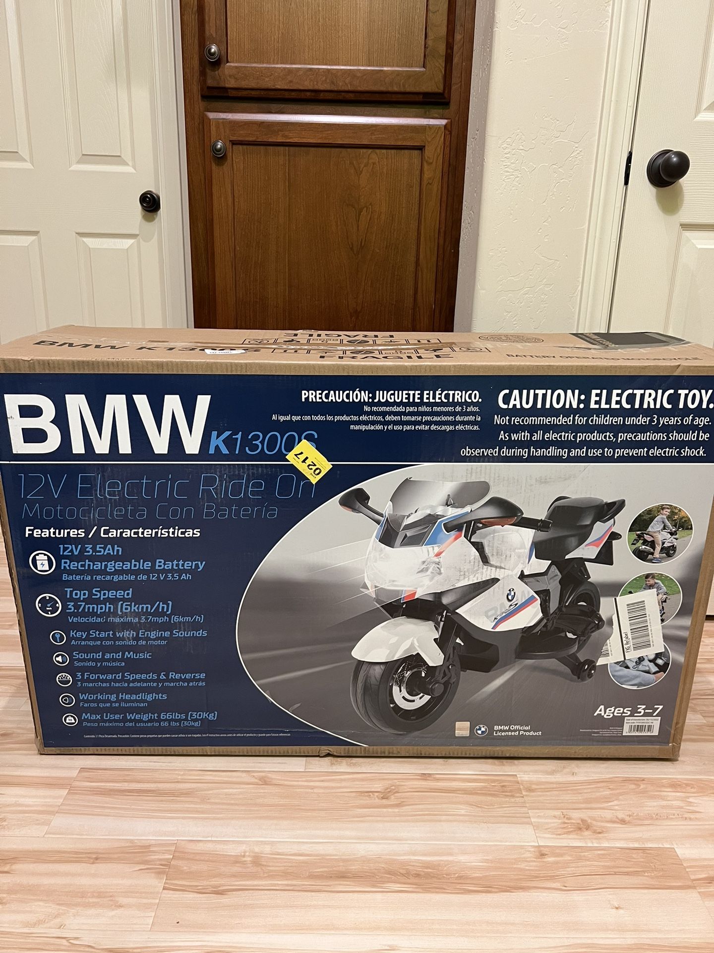 BMW K1300S Kids 12V Rechargeable Electric Ride On Bike