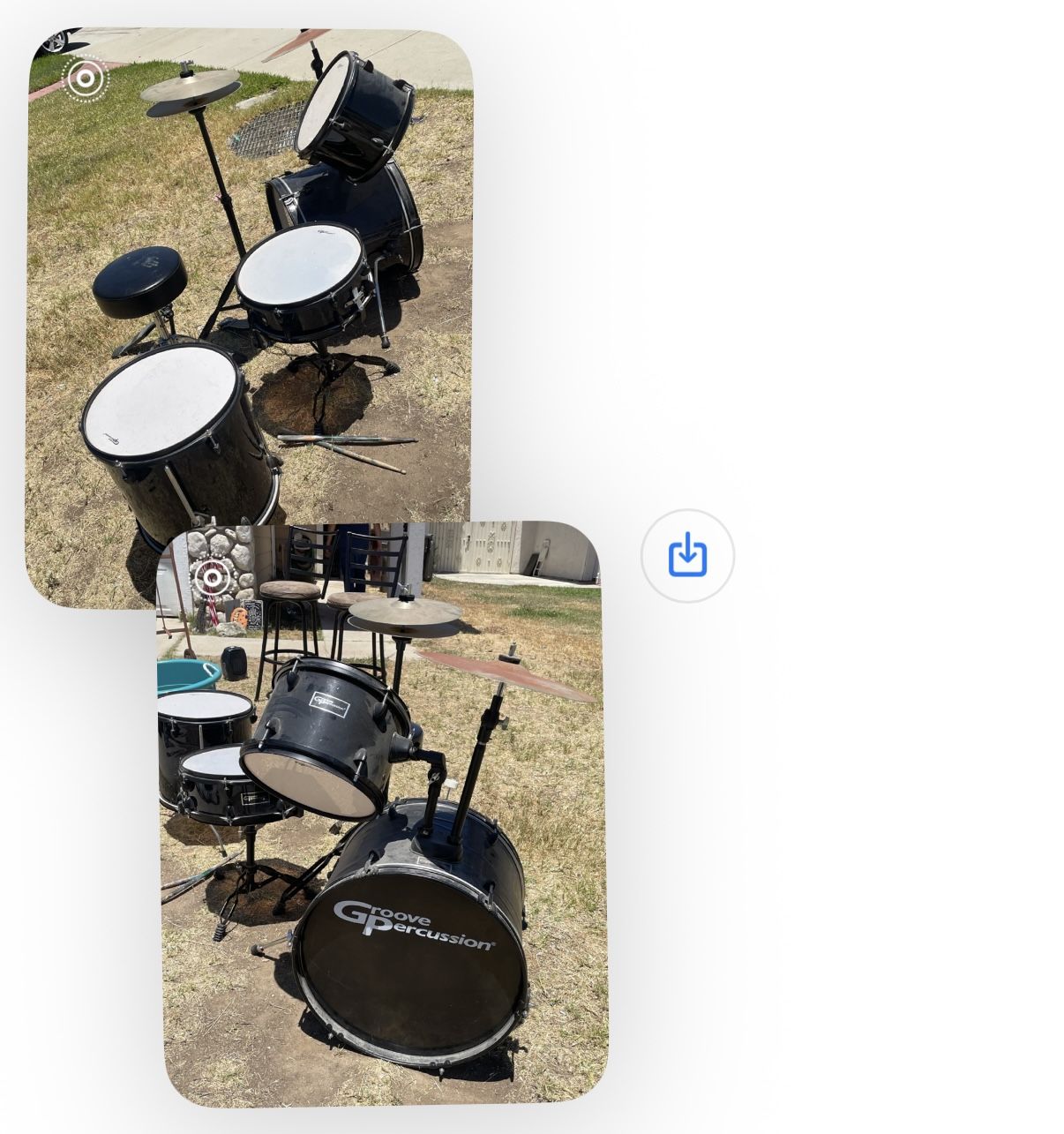  usada, musical bateria y tambores, drum set, used