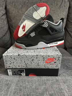 Jordan Retro 4 Bred Reimagined Sz 10 Brand New Unworn
