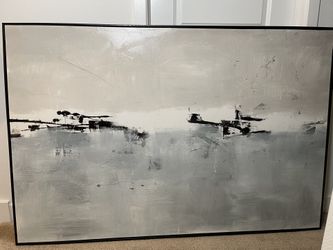 60”x40” Abstract Wall Decor Art Framed Large Living Room