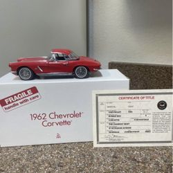 Danbury Mint 1962 CHEVROLET CORVETTE Convertible
