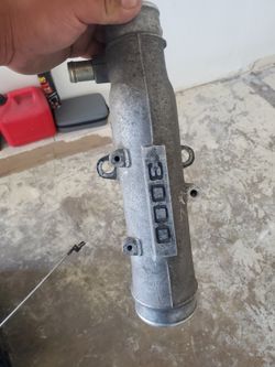 Toyota Supra Stock Radio And 3000 Intake Pipe