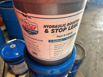 Lucas Oil Hydraulic Booster & Stop Leak 5 Gallon