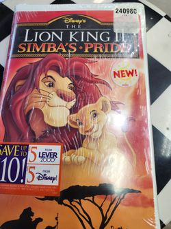 Disney's The Lion King II: Simba's Pride VHS