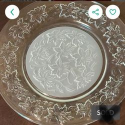 Princess House 10in Fantasia Plates (3) Available $80.00 Each 