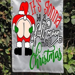 Christmas Garden Flag Santa Showing 18×13