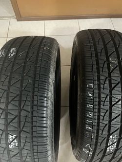 255/55/20. Two used Firestone tires please read description.
