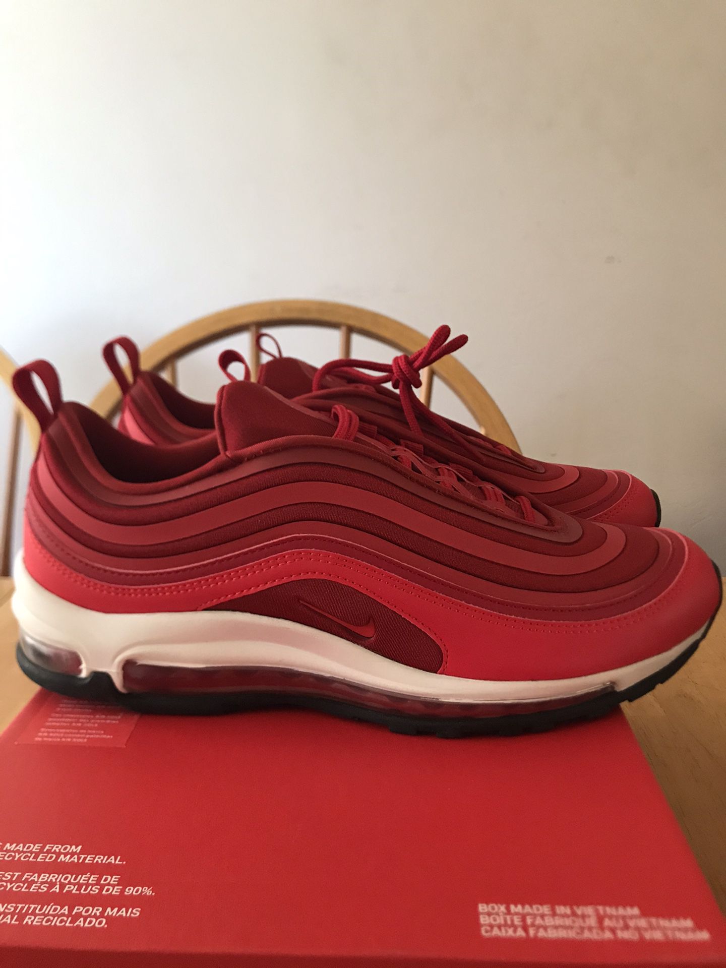 Brand new Nike air Max 97 gym red premium shoes (women’s size 10, men’s 8.5)