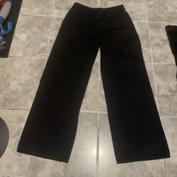 UNIF Black Straight Leg High Rise Women’s Pants Slacks SZ 27