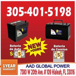 Baterías para camión nuevas con garantía de 1 año